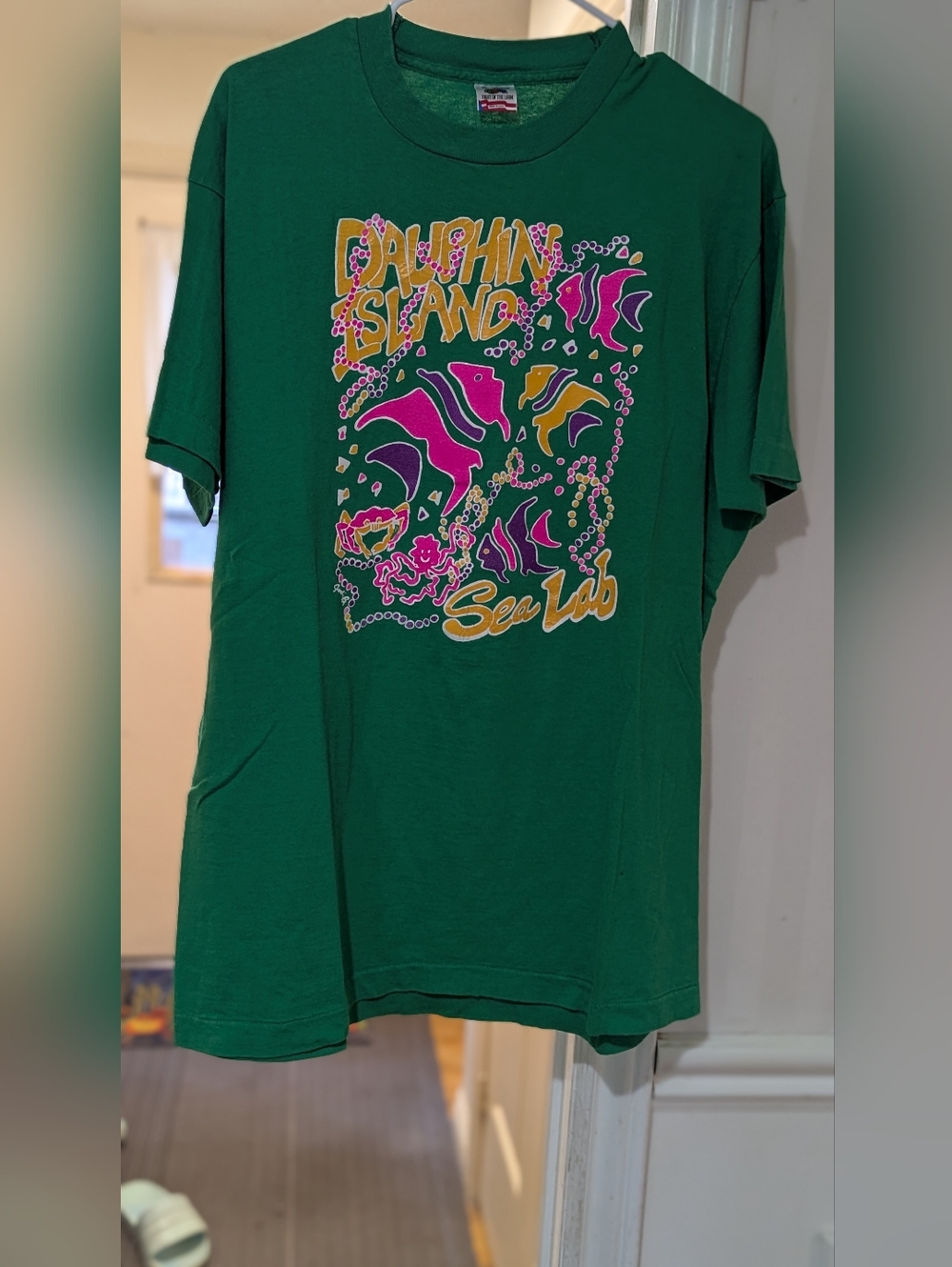 Green Dolphin Island Sea Lab Graphic Tee